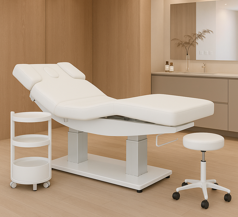 EVO PLUS Table de Massage SPA et de Soins Électrique - Ambiance SPA - Institut de beauté -Centre Esthétique - Malys Equipements