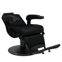 MUSTANG Fauteuil Barbier - Vue de coté - Position allongée - mobilier barbershop - mobilier barbier - meuble barbier - Malys Equipements