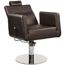 RAY Fauteuil Barbier et de Maquillage - marron allongé - Malys Equipements