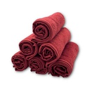 6x Serviette Grand Teint Absolu Rouge