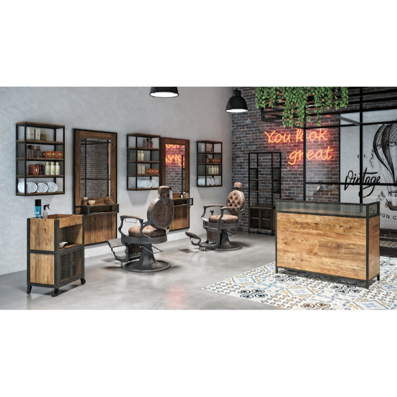 GARAGE Komplet frisørsalon