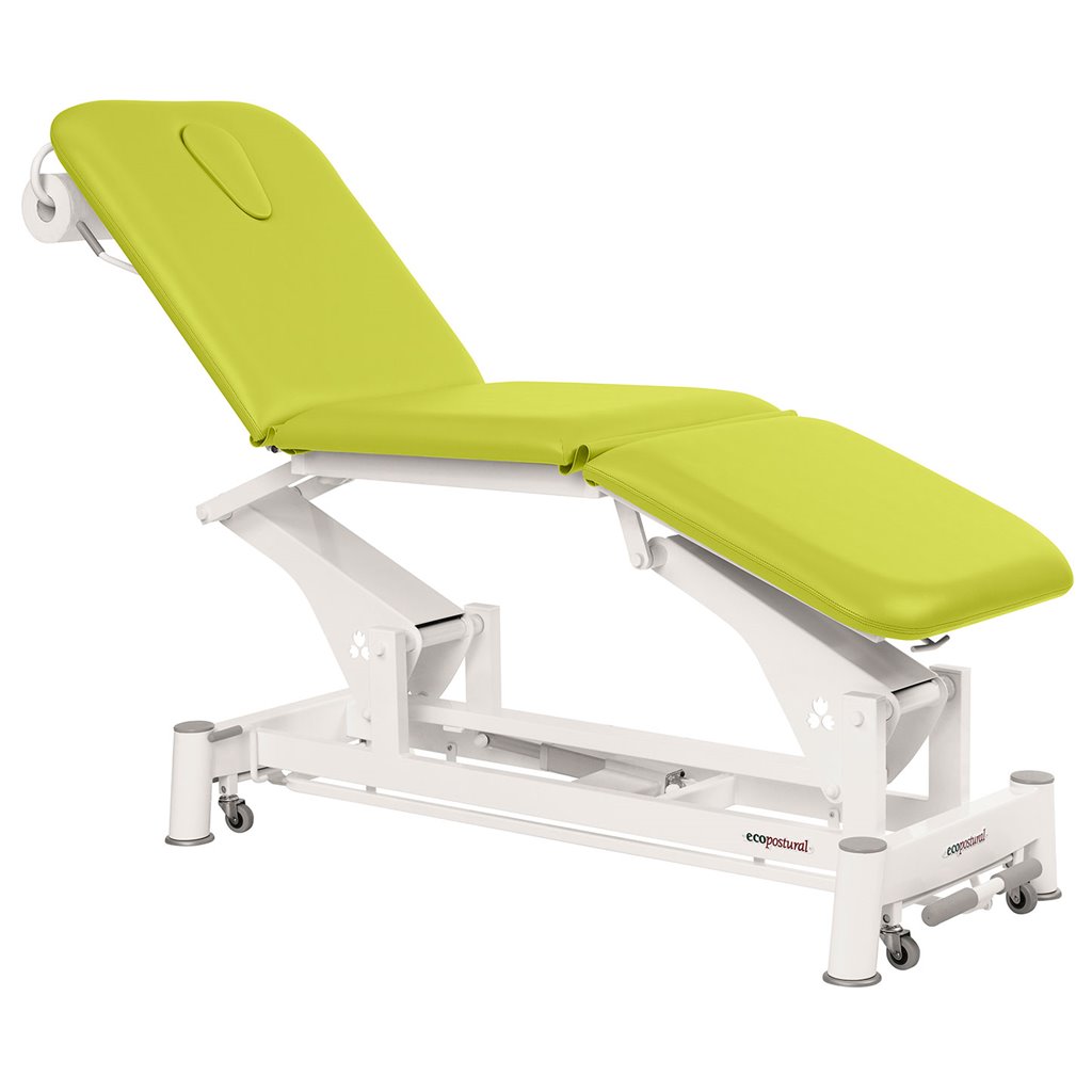 C5557 Elektrisk bord med 3 Ecopostural overflader og 1 skammel GRATIS