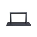 BROY Apoio para os pés preto