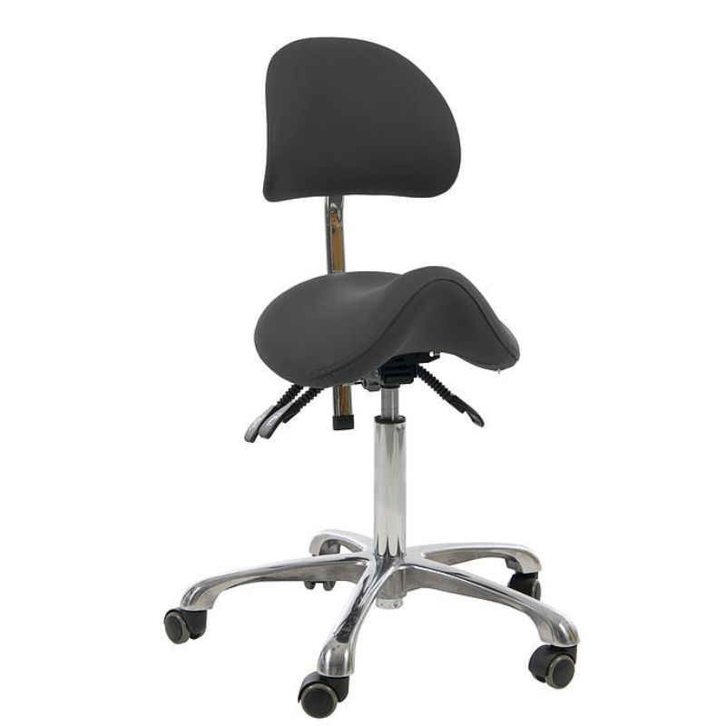 NAGGURA Saddle Stool with backrest
