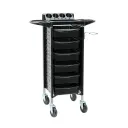 Количка за оцветяване и съхранение COMBY - ЧЕРНА 