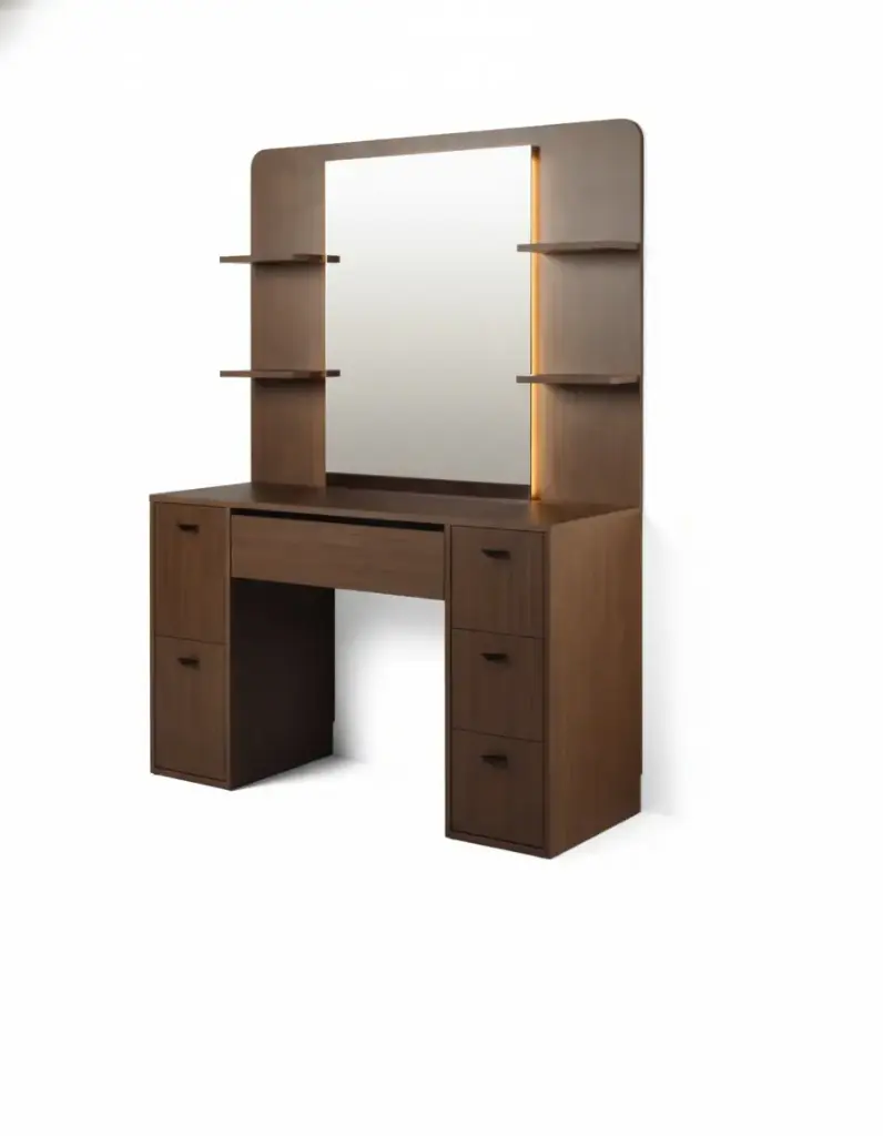 OKE 1 98 Barber Toiletbord - Sort træ