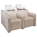  Bandeja de shampoo ALBA SOFA VIBROMASSAGE 2 lugares 