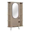 ART DECO 2 ДИСПЛЕЙ LED Стенна тоалетка със стъклени рафтове